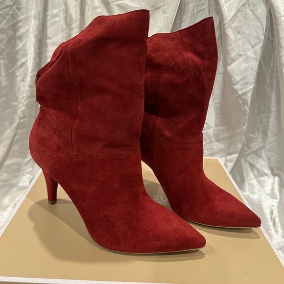 Michael Kors Carey Suede Bootie, 38.5 - Picture 2 of 6